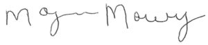 Morgan Mowry Morgan Mowery Signature